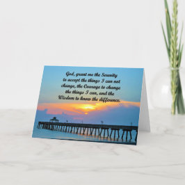 SÖT SERENITY PRAYER GREETARD KORT