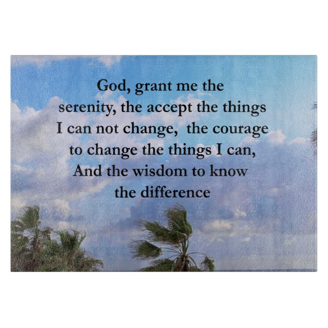SÖT SERENITY PRAYER HANDFLATAN TRÄD PHOTO DESIGN (Framsidan)