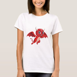 Söt serie flygande djävul t shirt