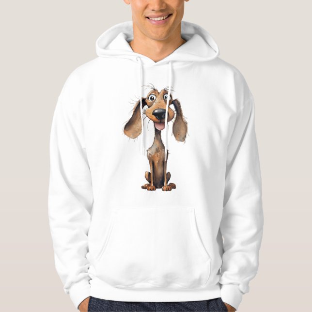 Söt serie hundras konstsamling  hoodie (Framsida)