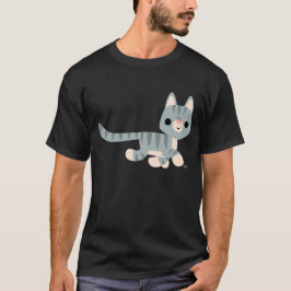 Söt serie-katt t-shirt