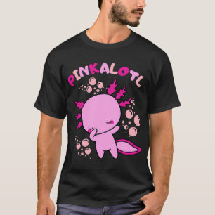 Söt serie rosa Axolotl bebis skämt T Shirt