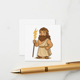 Söt serie-Zeus – grekisk mytologi åskans gud Tilläggskort
