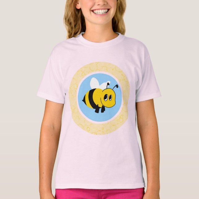 Söt seriebi med stora ögon t shirt (Framsida)