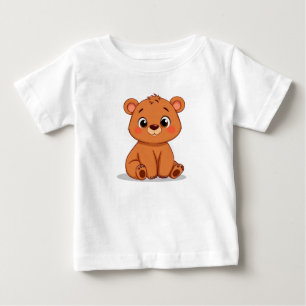🧸 Söt seriebjörn baby djur present ✨ T Shirt
