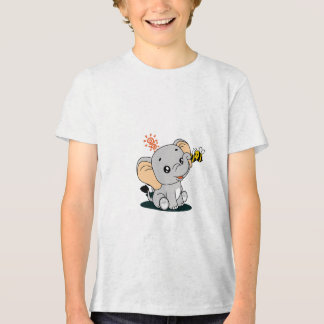 Söt serieelefant – Bedårande elefantdesign f T Shirt