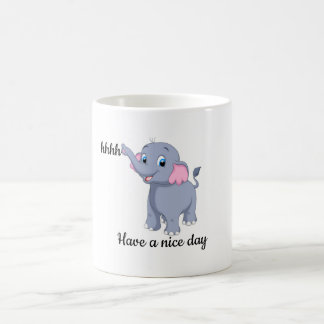 Söt serieelefant keramikkopp kaffemugg