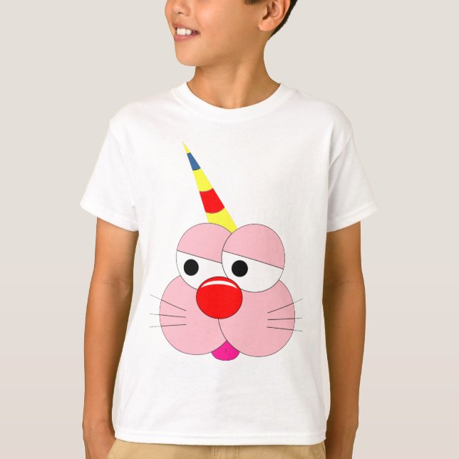 Söt seriefigur - Grafisk t-shirt - Enhörning (Framsida)