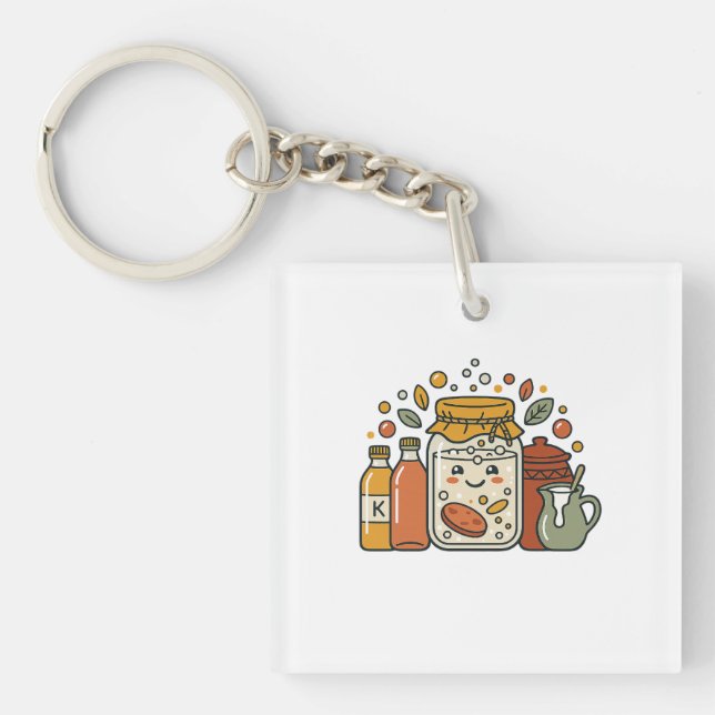 Söt seriefigur kakburk & het sauce matprat t-shirt (Framsidan)