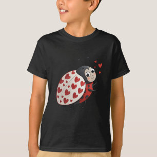 söt seriefigur nyckelpiga t shirt