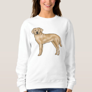 Söt seriehunddesign med gul Labrador Retriever T Shirt