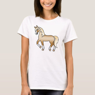 Söt serieillustration av Palomino Travhäst T Shirt