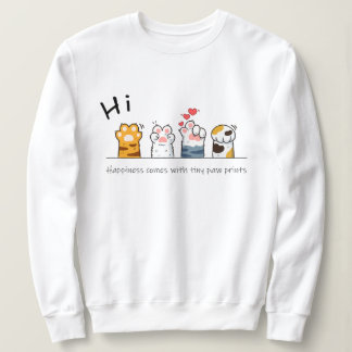 Söt seriekattsklö T-Shirt sweatshirt