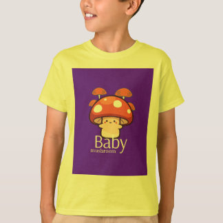 Söt seriesvamp med lila bakgrund t shirt