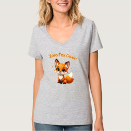 Söt serietecknad räv – förtjusande Kawaii-stil T Shirt