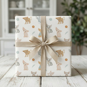 Söt Sfinkskatt Inpackningspapper för Present till  Presentpapper
