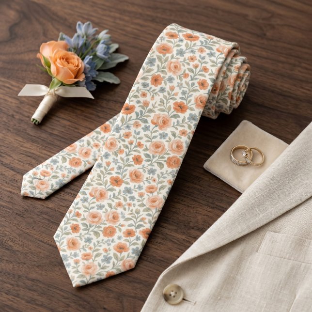 Söt shabby chic fransk blomsterkonst mönster slips (Skapare uppladdad)