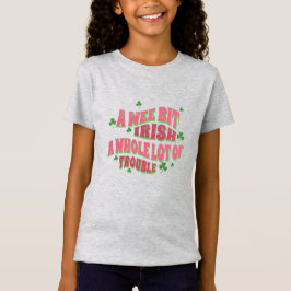 Söt Shamrock irländska problem St Patrick's Day T Shirt