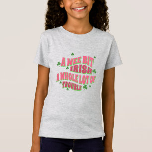 Söt Shamrock irländska problem St Patrick's Day T Shirt
