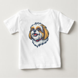 Söt Shih Tzu-valp T Shirt