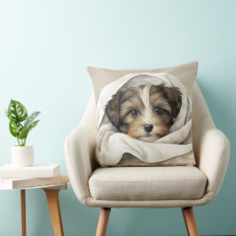 SÖT SHIH TZU-VALP UNDER FILT KUDDE