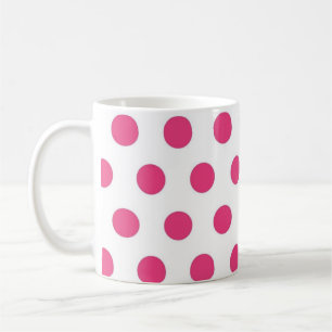 Söt Shock rosa Mönster kaffe Mugg