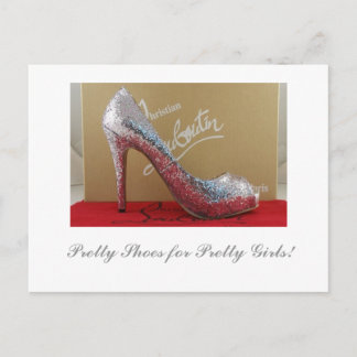 Söt Shoes for Söt Girls! Vykort