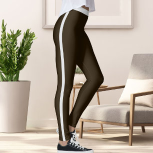 Söt Siamese Katt Husdjur Foto Namn Brun Personlig Leggings