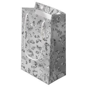 Söt Silver Gepard Leopard Skinntrycksmönster