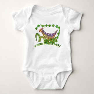 Söt simand baby bodysuit naturgrafisk t shirt
