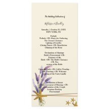 söt Simple starfish ceremony Program