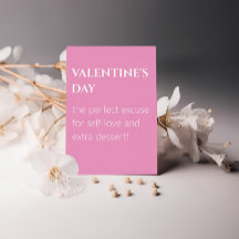 Söt Självkärlek Rosa Alla Hjärtans Dag