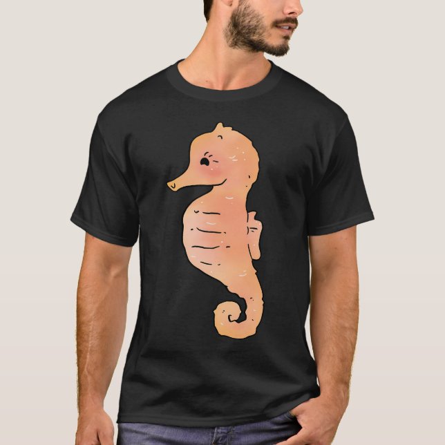 Söt sjöhästar t shirt (Framsida)