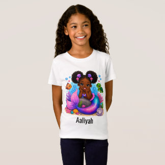 Söt sjöjungfru t-shirt för barn