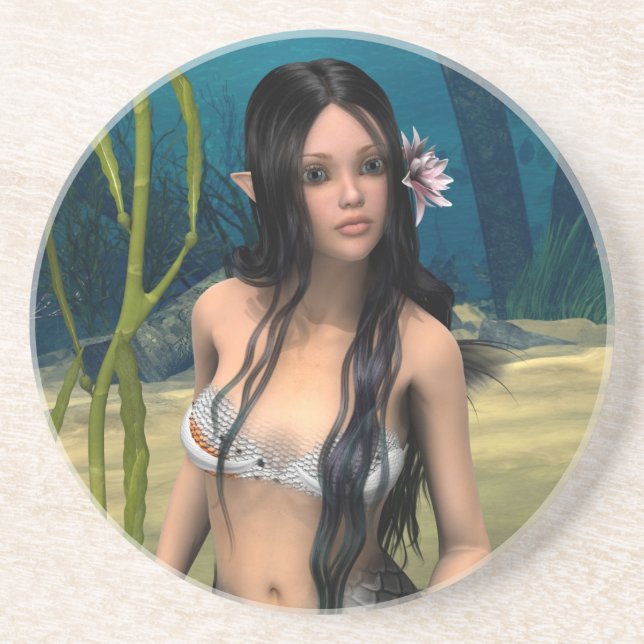 Söt sjöjungfru underlägg (Framsidan)