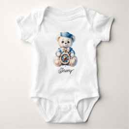 Söt sjöman teddybjörn t shirt