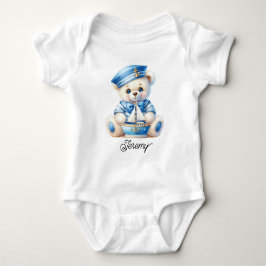 Söt sjöman teddybjörn t shirt