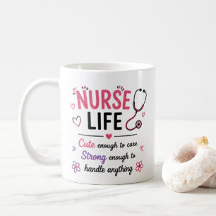 Söt Sjuksköterskekopp Sjuksköterskeliv Present til Kaffemugg