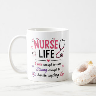 Söt Sjuksköterskekopp Sjuksköterskeliv Present til Kaffemugg