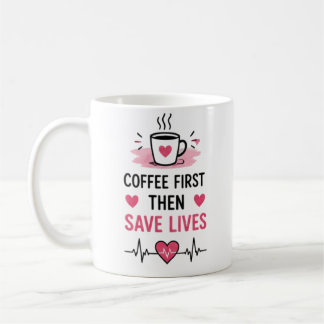 Söt Sjuksköterskekopp Sjuksköterskeliv Present til Kaffemugg