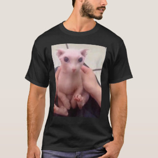 Söt skallig Bingus min älskade hårlösa Sphynx-katt T Shirt