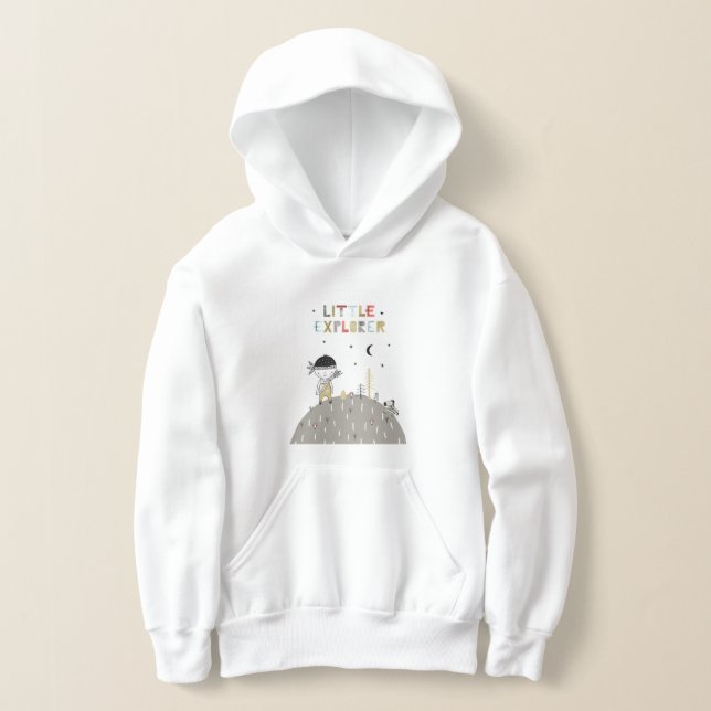 Söt skandinavisk liten upptäcktsresande  t shirt (Laydown)