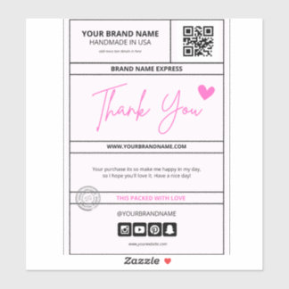 Söt skeppningsetikett klistermärken