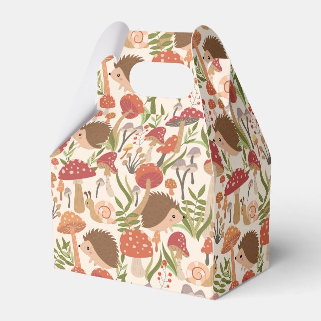 Söt skogshugg älskare i party presentaskar (Framsidan Sidan)