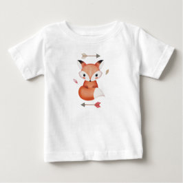 Söt Skogsräv – Whimsisk Djurkonst för Barn T Shirt
