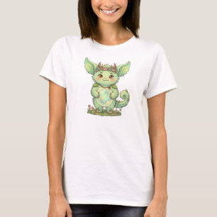 Söt Skogssprites Fantasiväsen Illustration T Shirt