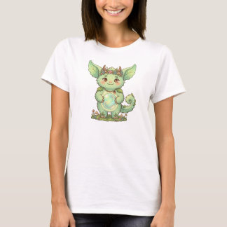 Söt Skogssprites Fantasiväsen Illustration T Shirt