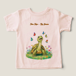 Söt Sköldpadda Pejamas-shirt för småbarn T Shirt