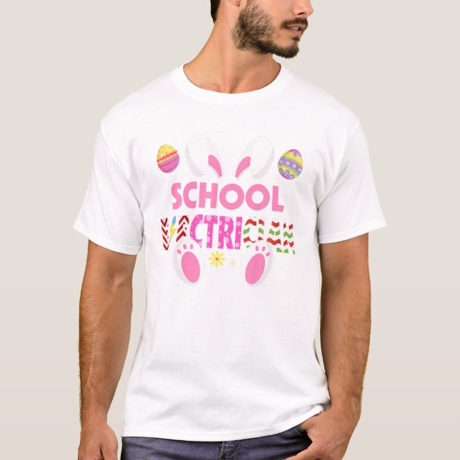 Söt skolkanin påskdagen t shirt (Framsida)
