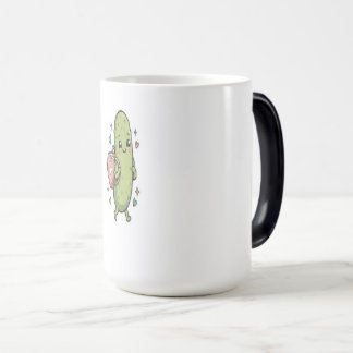 Söt skolpickle karaktär serie clip art magisk mugg